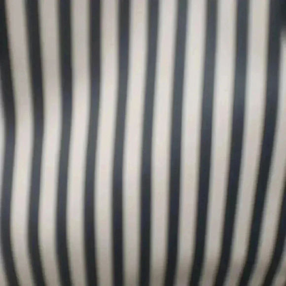 Victoria's Secret Black White Stripe Tote - Picture 5 of 7